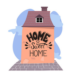 Home Sweet Home Lettering With