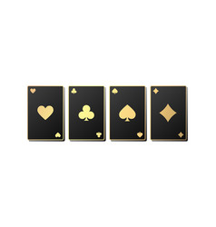 Elegant Luxury Heart Spade Diamond Club Poker