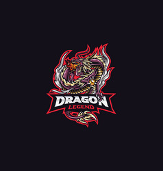 Dragon Mascot Logo Design