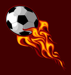 Hot Soccer Ball In The Sky