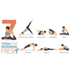 7 Yoga Poses For Morning Fresh Concept