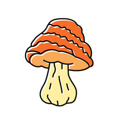 Psychedelic Narcotic Mushroom Color Icon