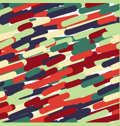 Seamless Pattern With Colorful Brushstrokes