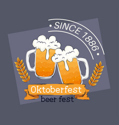 Oktoberfest Since 1886 Lettering