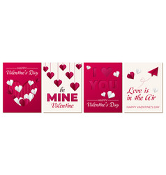 Happy Valentine Day Templates Of Greeting Cards