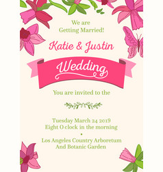 Wedding Decorative Design Invitation Card