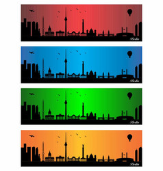 Berlin City In A Four Different Colors