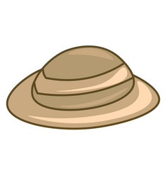 A Brown Safari Hat Or Color