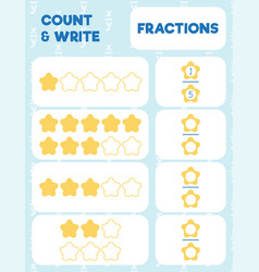 Fractions Worksheet Math Practice Print Page