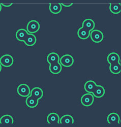 Line Cell Division Process Icon Isolated Seamless