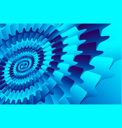 Abstract Of Gradient Azure Blue Gear