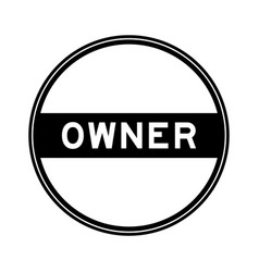 Black Color Round Seal Sticker In Word Owner