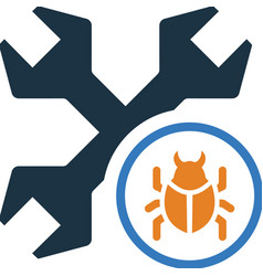 Bug Fix Malware Repair Virus Icon Editable Logo