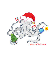 Christmas In Tropics Octopus Hat