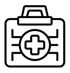 First Aid Kit Icon Outline Doctor Care