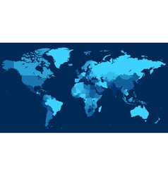 Usa And China At The Blue World Map Background Vector Image Usa And China At The Blue World Map Background Vector Image