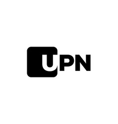 Upn Company Initial Letters Monogram Dummy Logo