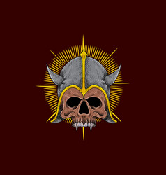 Viking Head Skull