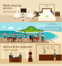 Hotel Staff Banner Set