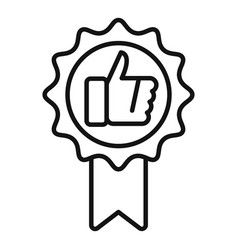 Thumb Up Best Quality Icon Outline