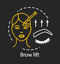 Brow Lift Chalk Icon