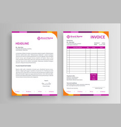 Invoice And Letterhead Template