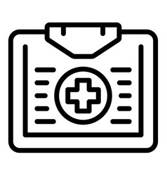 Portable First Aid Kit Icon Outline Care