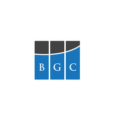 Bgc Letter Logo Design On Black Background