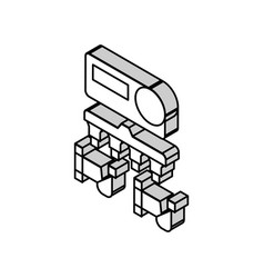 Automatic Watering System Isometric Icon