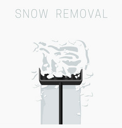 Snow Removal With A Shovel After Snowfall