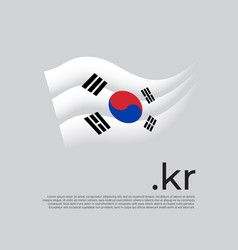 South Korea Flag Stripes Colors