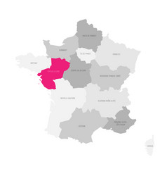 Pays De La Loire - Map Of Region France