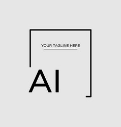 Design Minimalist Square Logo Ai