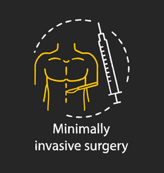 Minimally Invasive Surgery Chalk Icon