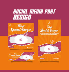 Social Media Post Template Instagram Post Design