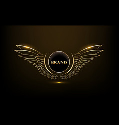 A Luxury Black Gold Logo