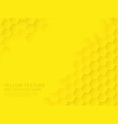 Hex Texture Yellow Honeycomb Geometric Pattern