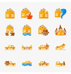 Insurance Icons Set