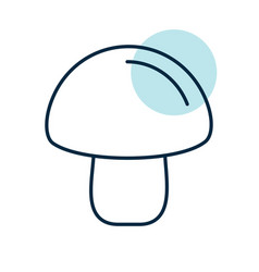 Mushroom Champignon Isolated Icon