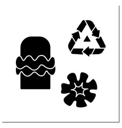 Hair Scrunchies Glyph Icon