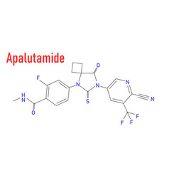 Skeletal Formula Of Apalutamide