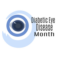 Diabetic Eye Disease Month Idea For A Poster