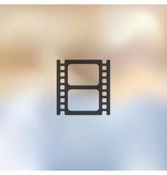 Film Icon On Blurred Background