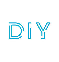 Do It Yourself Diy Linear Outline Letters Homemade