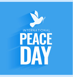 Happy World Peace Day Poster A Symbol Of Hope