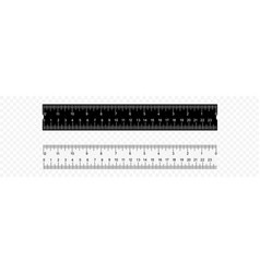 Inch And Metric Rulers Centimeters And Inches