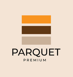 Parquet Flooring Logo Vinyl Design