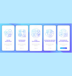 Aspergers Signs In Kids Onboarding Mobile App