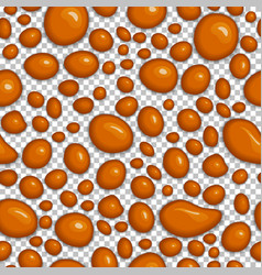 Orange Drops Of Toy Slime