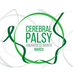 Cerebral Palsy Awareness Month Concept Banner